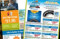 Quick Lane Service Mailers