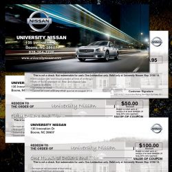 Nissan Service Checkbook