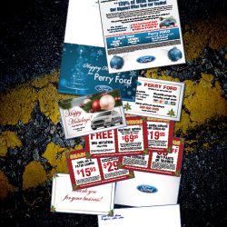 Holiday Card Sales & Service Combo mailer
