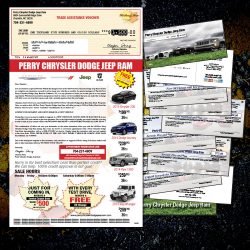 Vehicle Exhange Mailers & Checkbook Giveaway