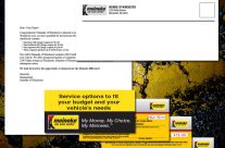 Meineke Service Checkbook